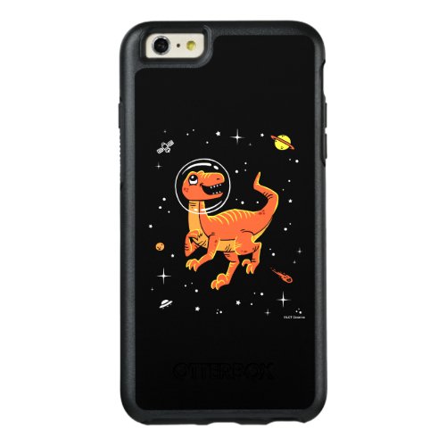 Orange Tyrannosaurus Dinos In Space OtterBox iPhone 66s Plus Case