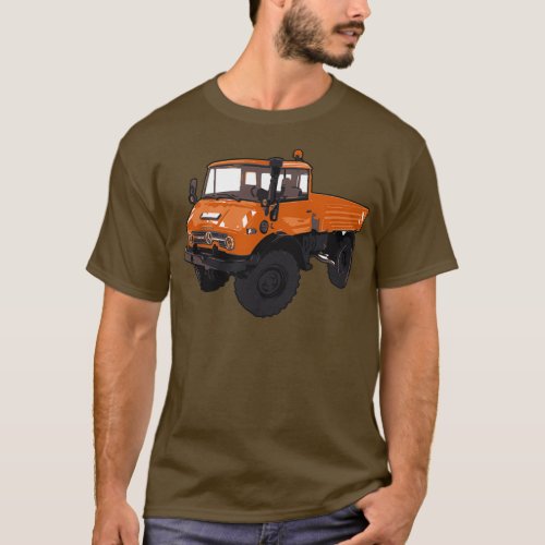Orange UNIMOG  T_Shirt