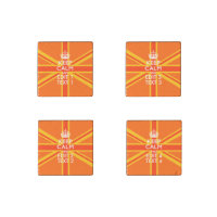 Orange Union Jack British Flag Swag