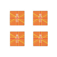 Orange Union Jack British Flag Swag