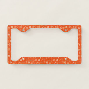 Orange Vacation License Plate Frame