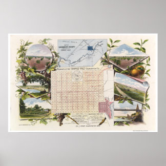 Orange Vale Colony 1895 Poster