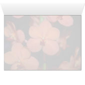 Orange Vanda flowers Cards (Inside Horizontal (Bottom))