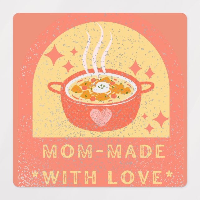 Orange Vintage Mom-made by Love Labels (Design 1)