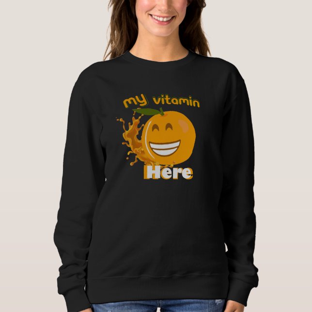 Orange Vitamin C  Sweatshirt (Front)
