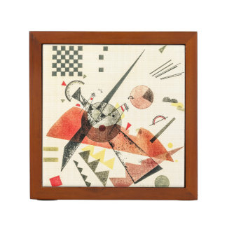 Orange - Wassily Kandinsky Modern Art Desk Organizer