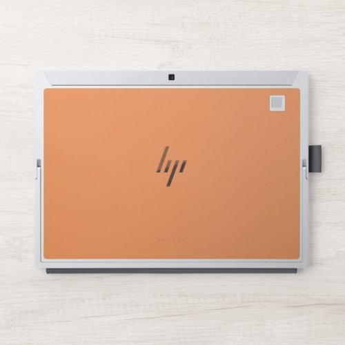Orange Watercolor Background HP Laptop Skin