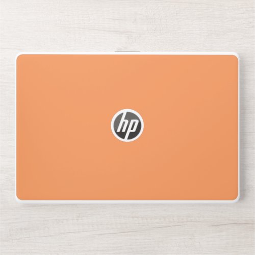Orange Watercolor Background HP Laptop Skin