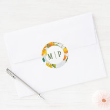 Orange watercolor theme Bright colors