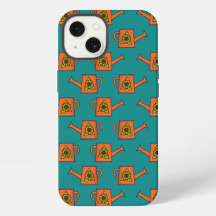 Orange Watering Can with Sunflower iPhone 13 Case