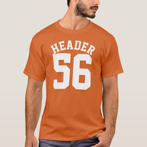 Orange  White Adults  Sports Jersey Design T_Shirt