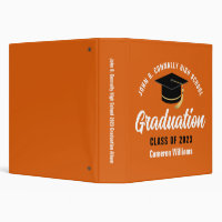 Graduation Class of 2023 Senior Black Photo Album 3 Ring Binder