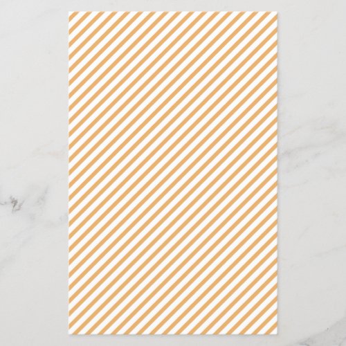 Orange  White Diagonal Stripe Soap Wrap Paper
