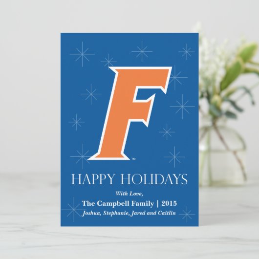 Orange & White Florida F Logo (Standing Front)