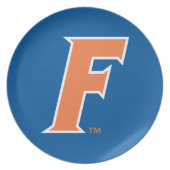 Orange & White Florida F Logo Plate (Front)