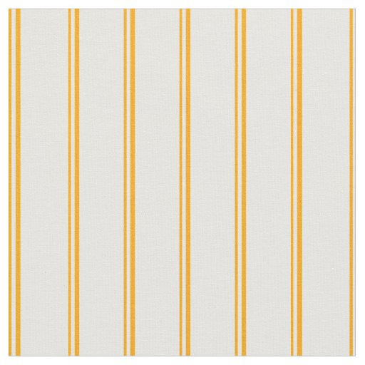 Orange & White Lined/Striped Pattern Fabric