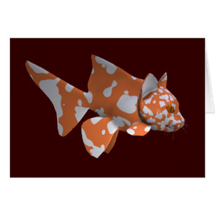 Orange-White Spotted Catfish Cards