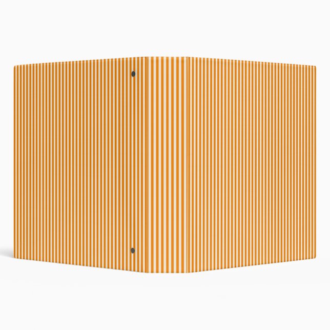 Orange & White Stripe School binder (Background)