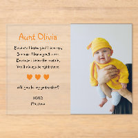 Orange Will You Be My Godmother Proposal Baptism