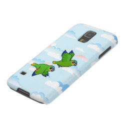 Orange-winged Parrots in Flight Case-Mate Barely There Samsung Galaxy S5 Case