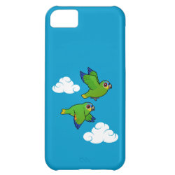 Orange-winged Parrots in Flight Case-Mate Barely There iPhone 5C Case