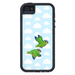 Orange-winged Parrots in Flight Case-Mate Vibe iPhone 5 Case