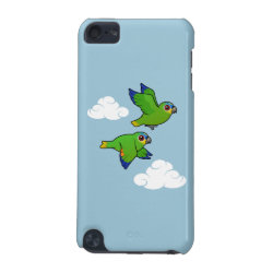 Orange-winged Parrots in Flight Case-Mate Barely There 5th Generation iPod Touch Case