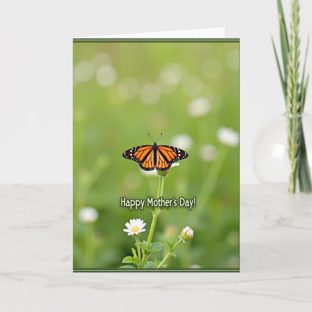 Orange Wings Sweet Day Card (Front)