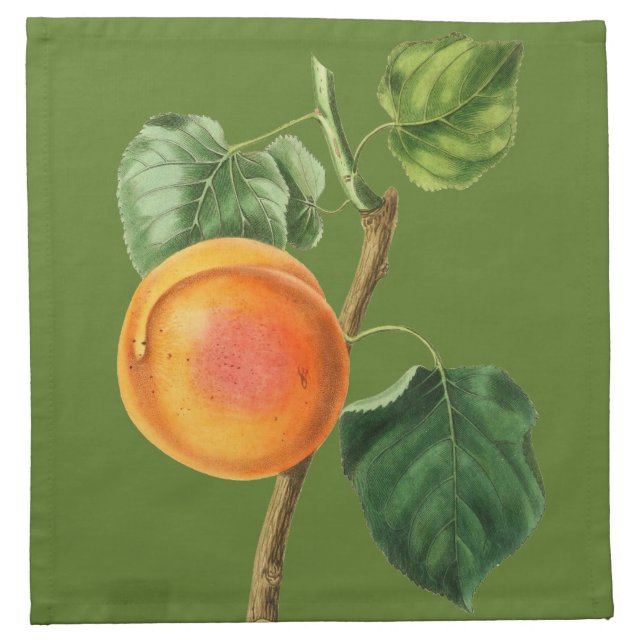 Orange With Foliage Napkins (Front)