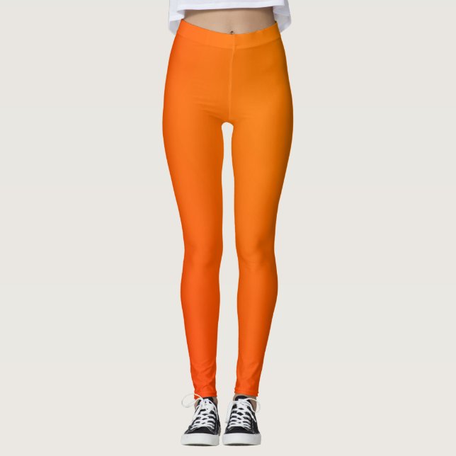 Orange Women's Leggings (Front)
