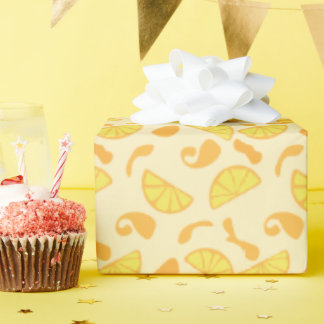 Orange  Wrapping Paper
