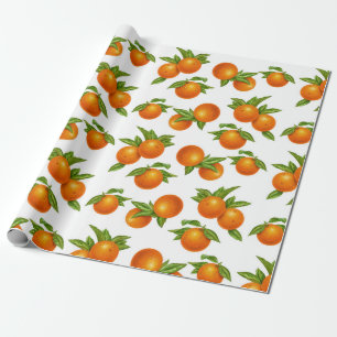 Orange Wrapping Paper
