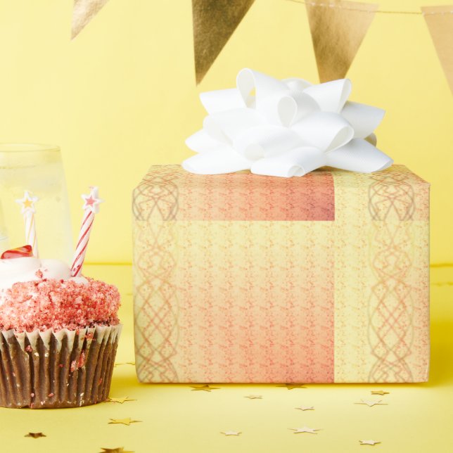 Orange Wrapping Paper (Birthday Party)