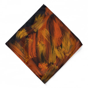 Orange, Yellow and Black Bandana