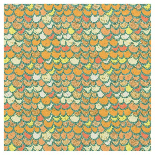 Yellow Mermaid Fabric