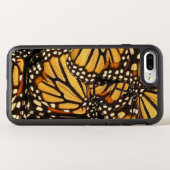 Orange Yellow Black Monarch Butterfly Abstract Otterbox iPhone Case (Back Horizontal)