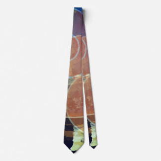 Orange ,Yellow,Blue Abstract & Elegant Tie