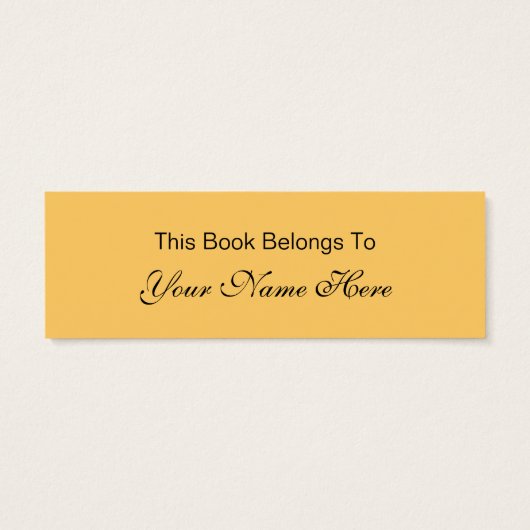 orange yellow bookmarks (Back)