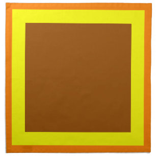 Orange Yellow Brown Napkins