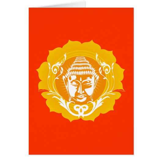 Orange & Yellow Buddha Cards (Front)