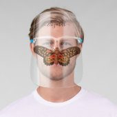 Orange Yellow Butterfly Personalized Face Shield (Insitu)