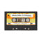 Orange/Yellow Cassette Tape Music DJ Disc Jockey