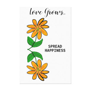 Spread Happiness Posters Prints Zazzle