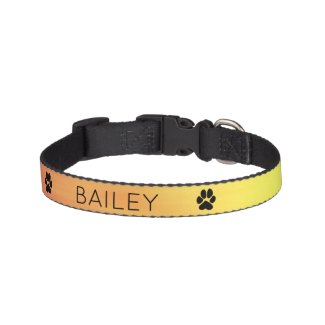 Orange yellow gradient ombre color Custom name