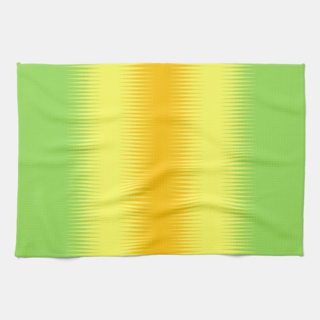 Orange Yellow Green Combo Kitchen Towel (Horizontal)