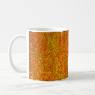 Orange yellow grunge backgroundabstract,art,backgr coffee mug