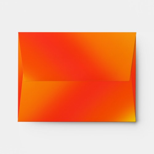 Orange Yellow Ombre Gradient Blur Abstract Design Envelope