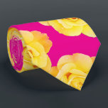Orange Yellow Pink Floral Rose Modern Colorful Neck Tie<br><div class="desc">Designed with cool orange yellow pink floral patterns that makes a great gift or party favor for birthdays,  weddings,  wedding anniversary or any events or celebrations!</div>