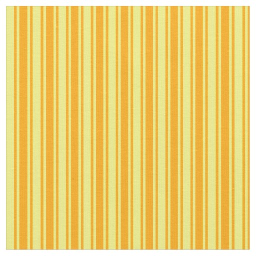 Orange & Yellow Stripes/Lines Pattern Fabric