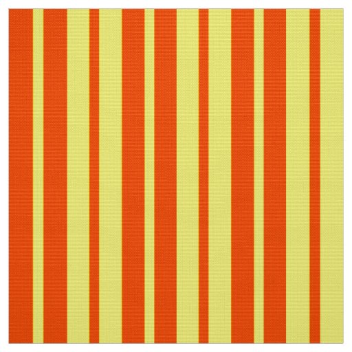 Orange Yellow Stylish Stripes Pattern Design  Fabric